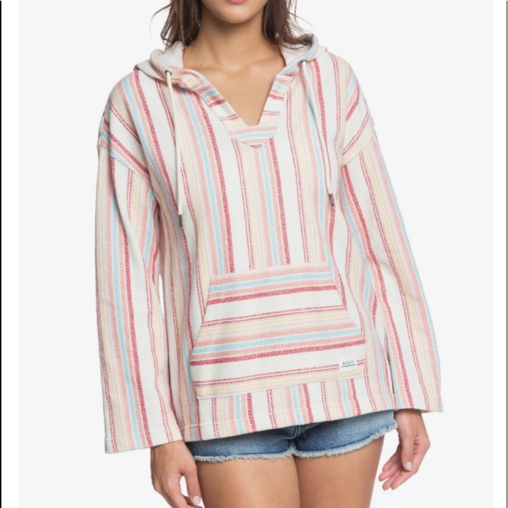 NWOT Roxy “Call of the Ocean” Poncho Hoodie